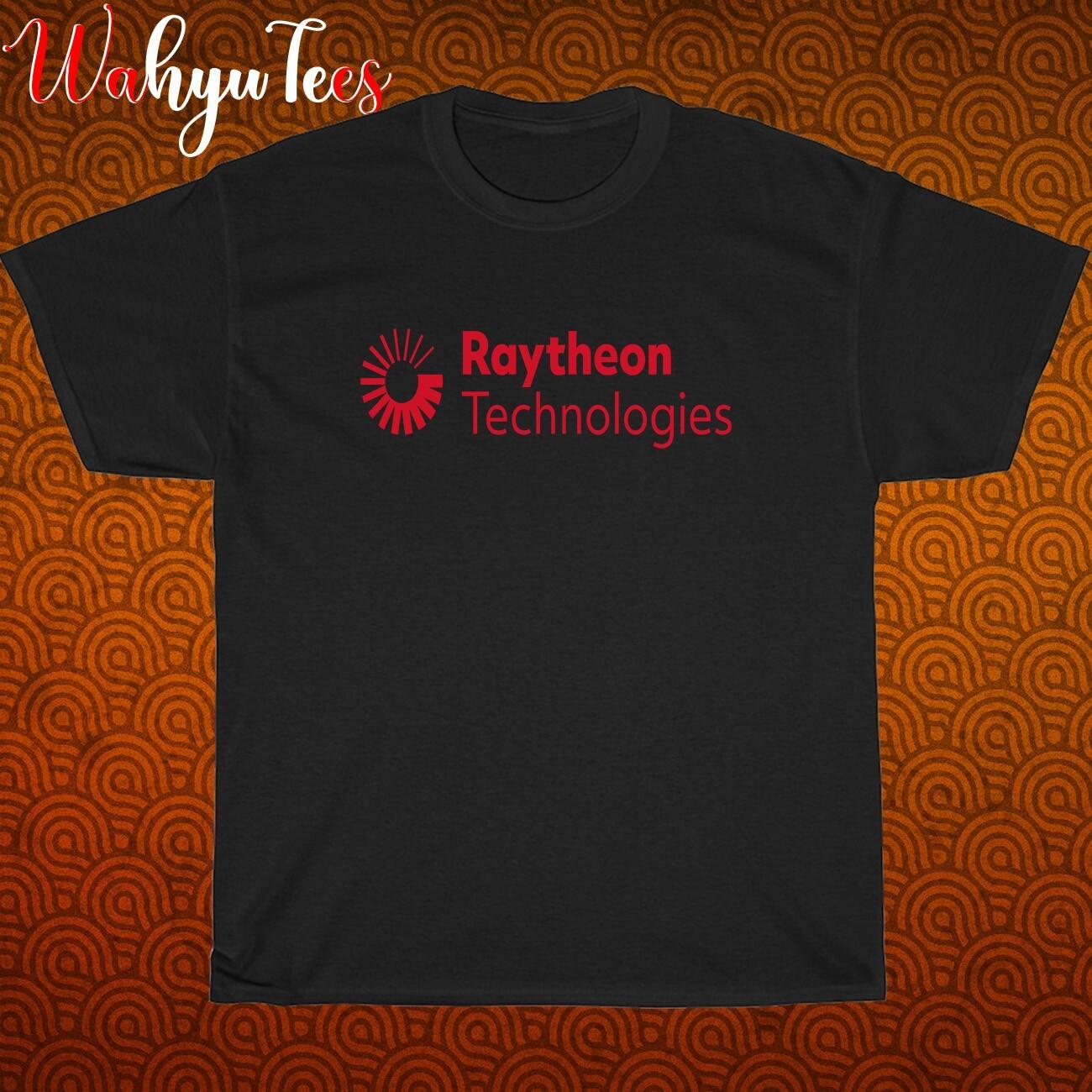 New Raytheon Logo Black/Grey/Navy/White Size S-5XL Unisex T-Shirt S