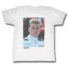 Top Gun Iceman Fade White Adult TShirt Unisex T-Shirt