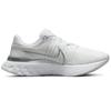Nike React Infinity Run Flyknit 3 White Metallic Silver Women's Sneakers DD3024-101