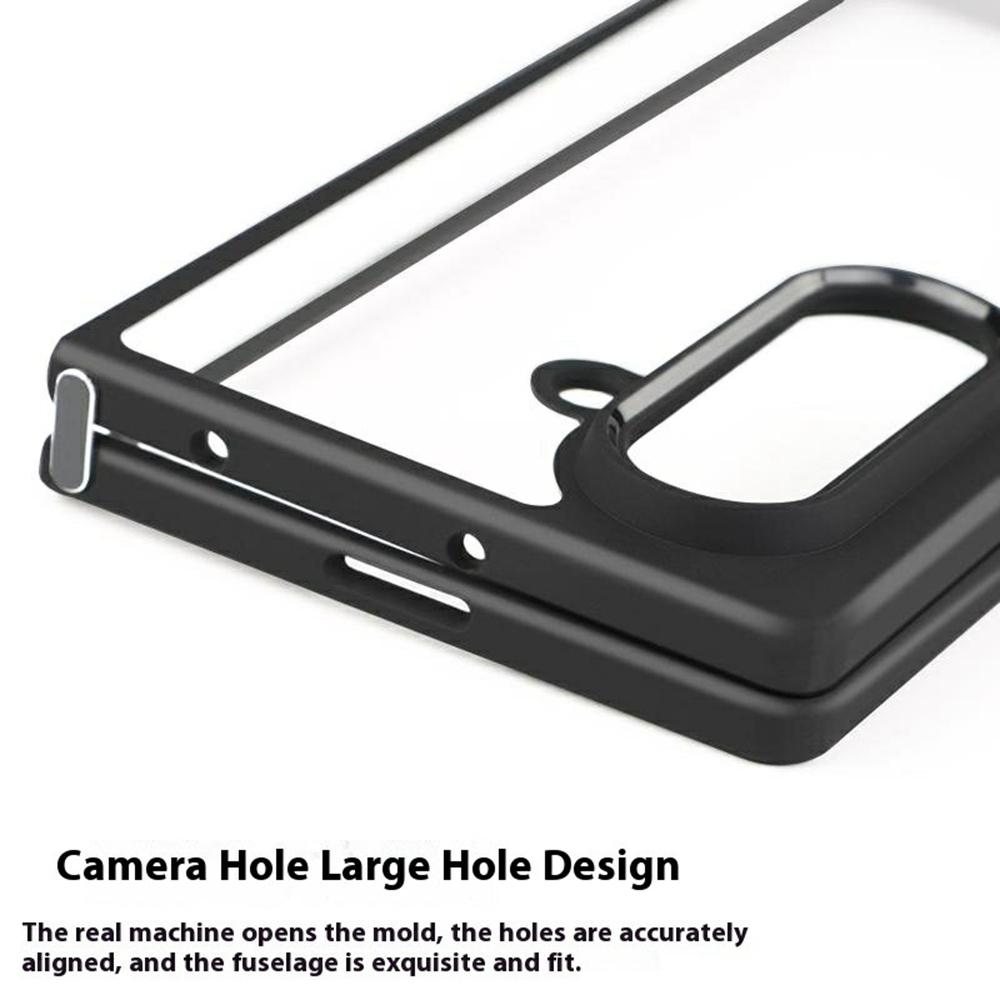 For Samsung Galaxy Z Fold7 5G Case Shockproof PC+TPU Clear Back Phone Cover