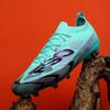 Football shoes men's AG spikes seamless fly-woven outdoor football shoes youth artificial professional training shoes
