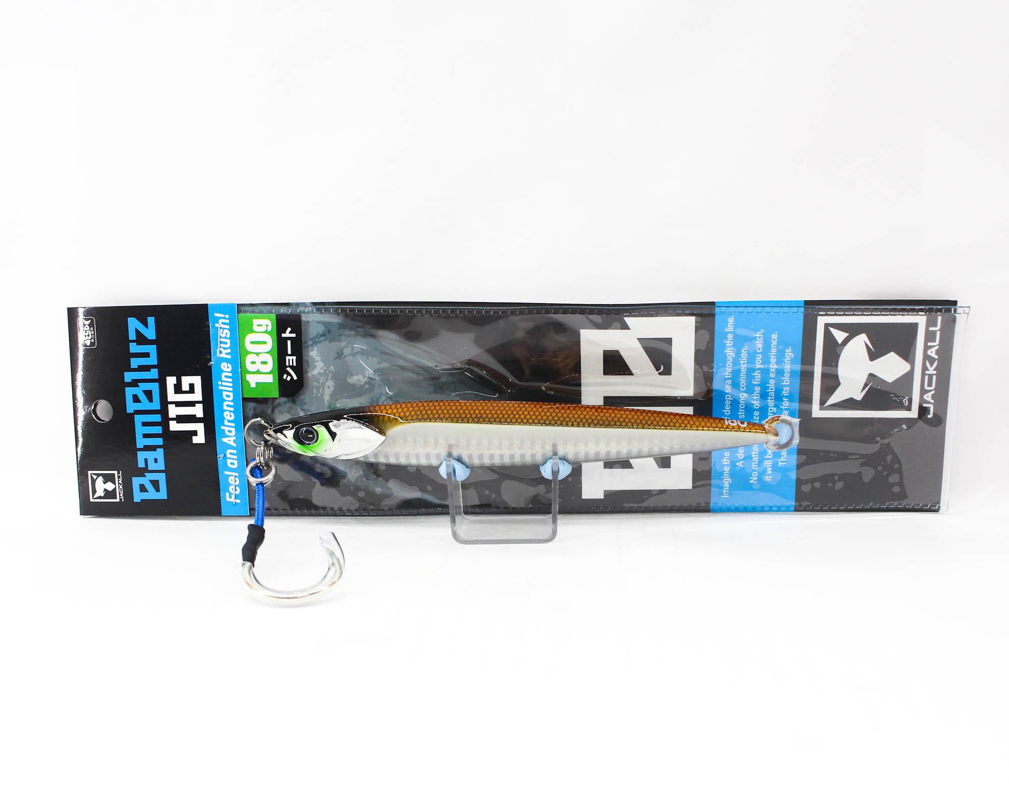 

Jackall Metal Jig Bambluz Short 180 грамм Ikanago Плечо Glow (2773)