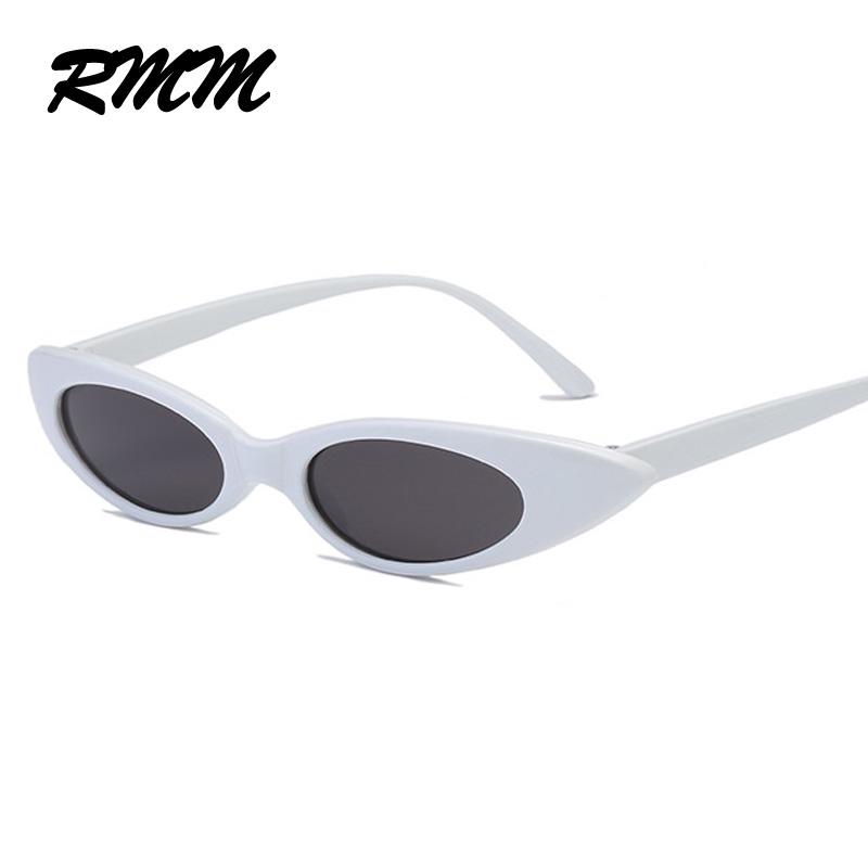 European Unisex retro small elliptical Sunglasses small frame Cat Eye Sunglasses men and women's glasses