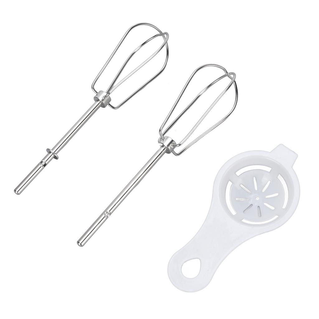 Hand Mixer Attachments Stainless Steel Hand Mixer Beaters with Egg Separator for Replacement