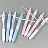 4Pcs Lace Ribbon Gel Inks Pen Retractable Gel Pen Ergonomic Grip 0.5MM Tip Fast Drying Inks for Office School Supplies