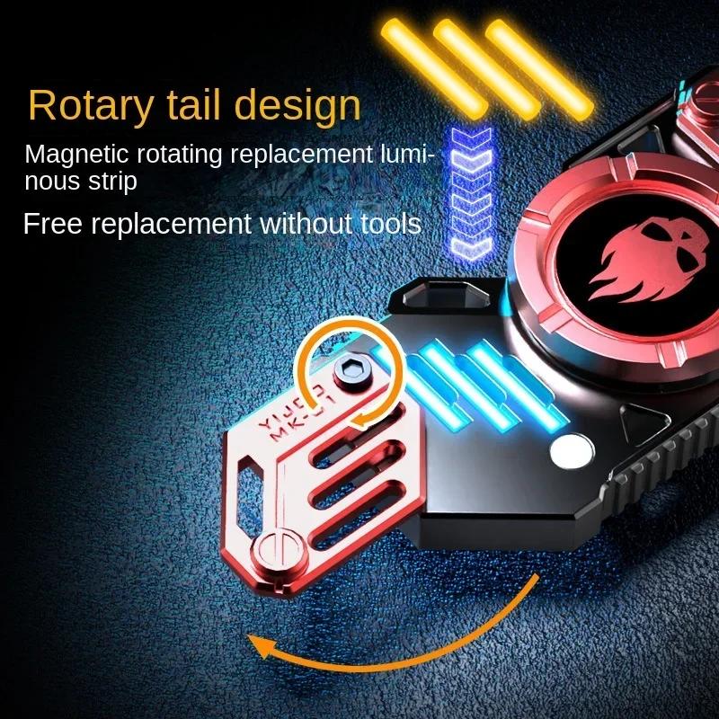 Luminous Alloy Hand Spinner Toy Metal Finger Antistress New Technology Deformable Machinery For Adults Children Boy Star Soldier