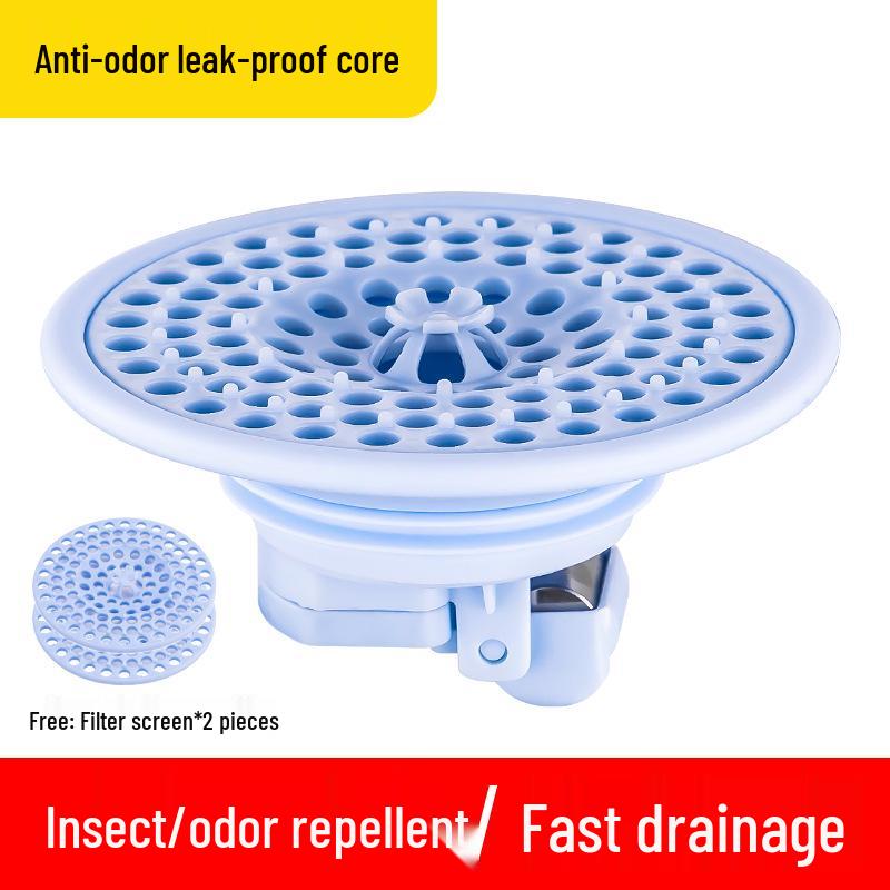 Universal Anti-Odor & Insect-Repellent Sewer Cover for Bathroom Drains