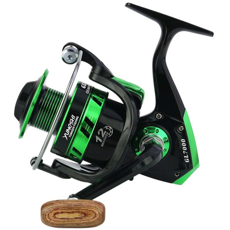 Premium Quality 12bb 5.51 Lure Spinning Reel With Metal Spool For Freshwater And Saltwater