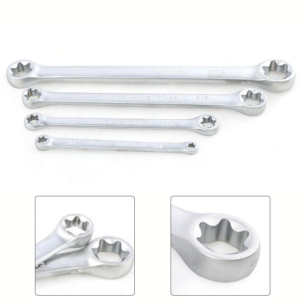 Construction Industry Double Torx Rust Treatment Star Wrench Spanner