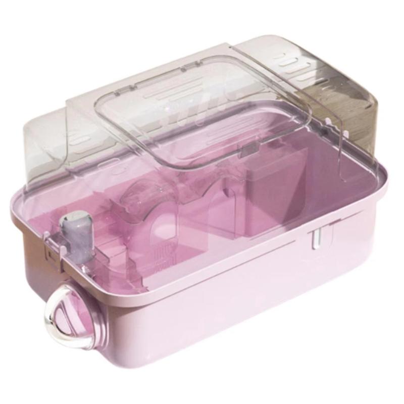 Portable Outdoor For Hamster Carrier Cage, Breathable Small Animal Handbag, Pet Cage Case For Hamster Squirrels