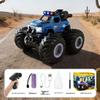 Off-Road Remote Control Big Foot Stunt Car with Shock Absorbers and Spray Action - Children's Toy