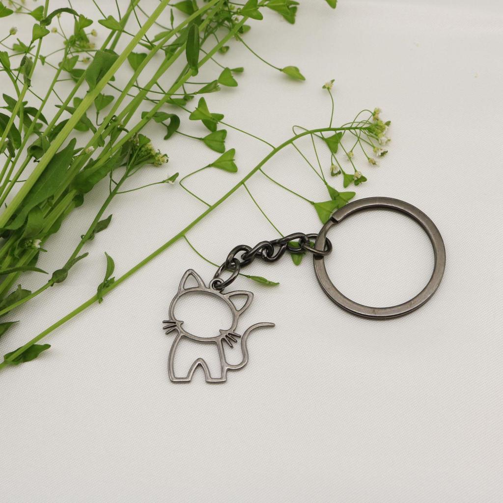 Hollow Cat Keychain Pendant - Popular Design