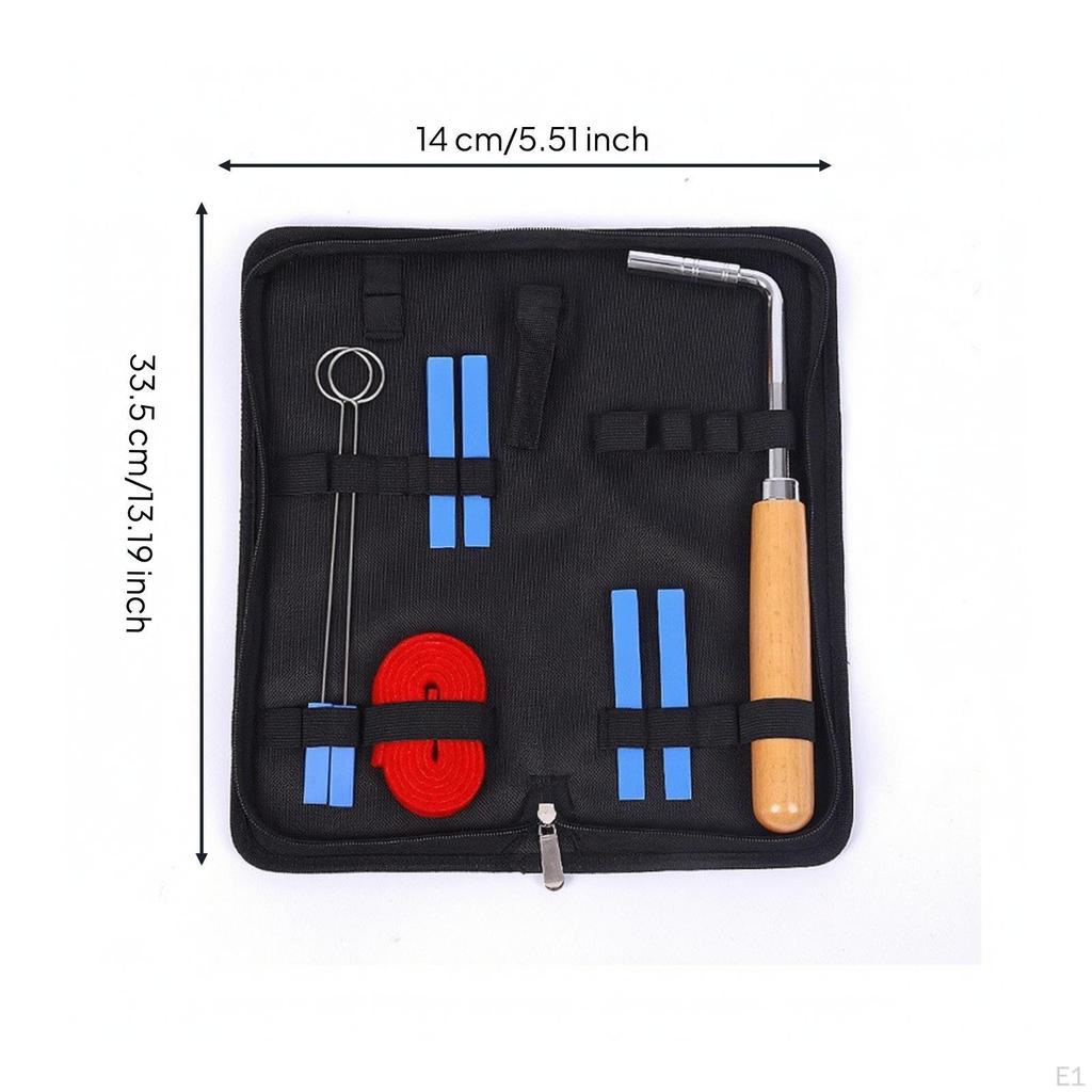 Piano Tuning Toolkit with Case Professional Kit Portable Tools for Pianists, Beginners,