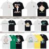 Casablanca Tropischer Sommer-Fruchtprint Lockeres Kurzarm-T-Shirt