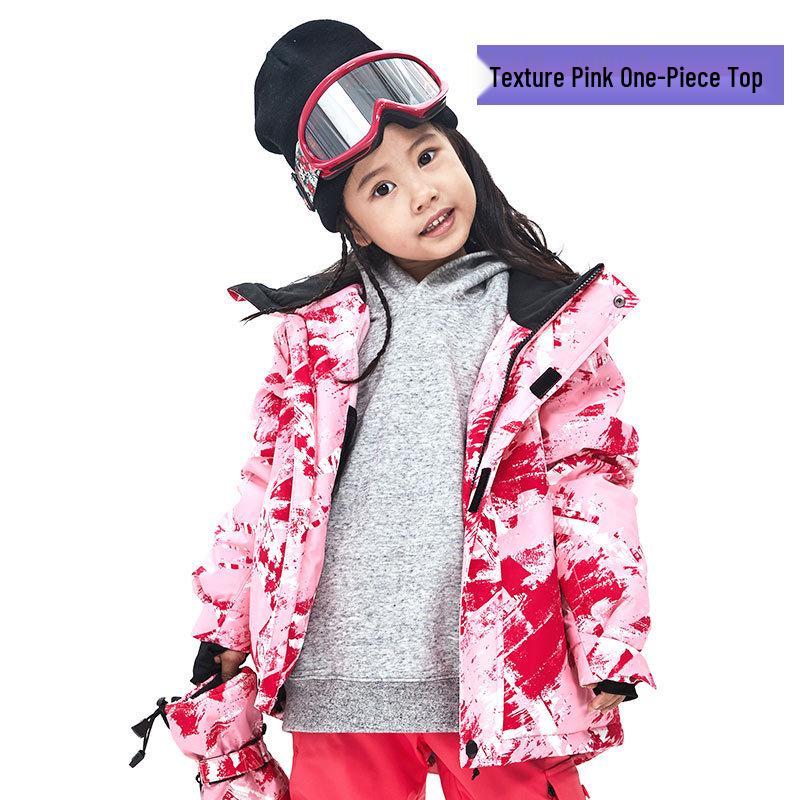 

VECTOR Зимний уличный сноубордический костюм для детей - Теплая, толстая лыжная куртка Size 120