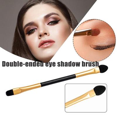 1ks Dvouhlavé štětce na oční stíny Sponge Head štětce na oči Pinceles Maquiagem Tools Cosm V7Z8