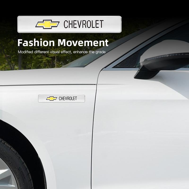 Insignias de Logo Metálico 3D Pegatinas de Estilo para Coche Calcomanías Accesorios Para Chevrolet Spark Captiva Cruze Malibu Equinox Trax Camaro Blazer