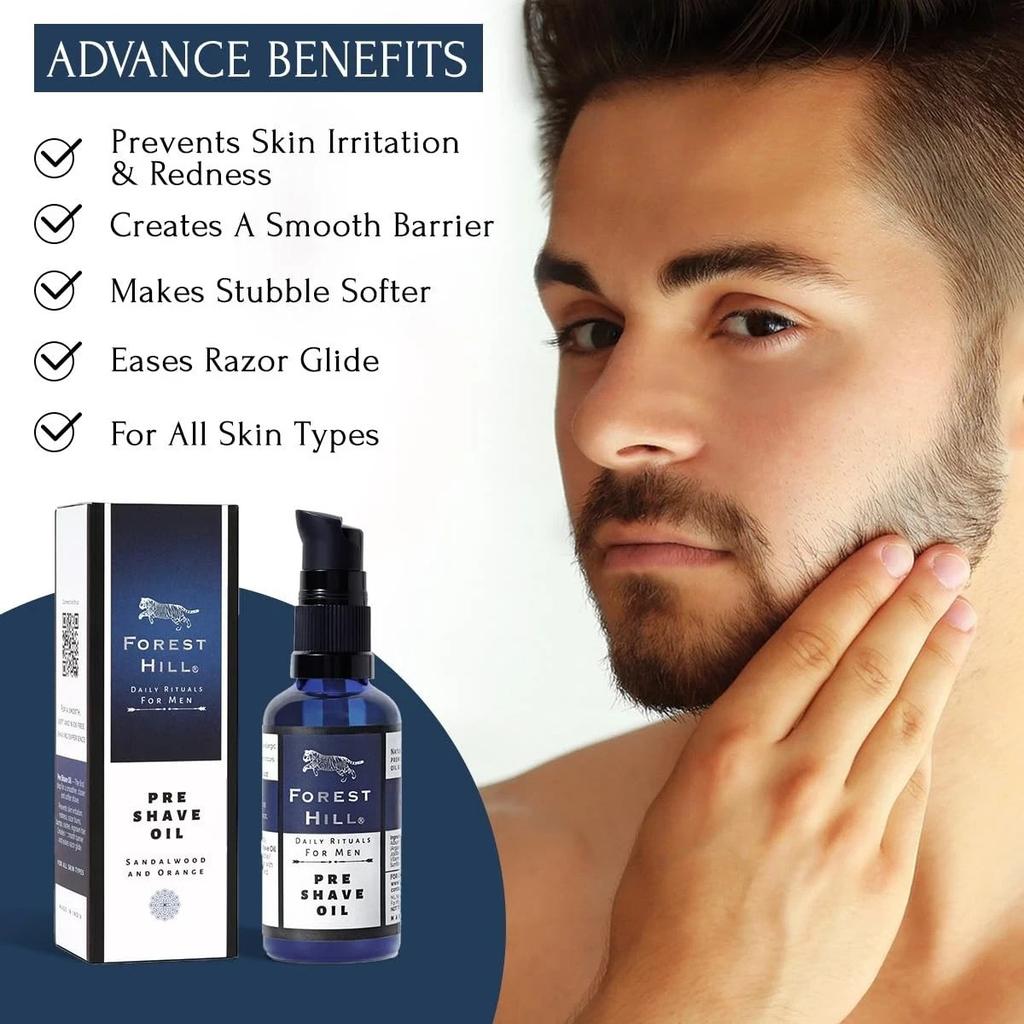 Forest Hill Pre Shave Oil For Men 50ml