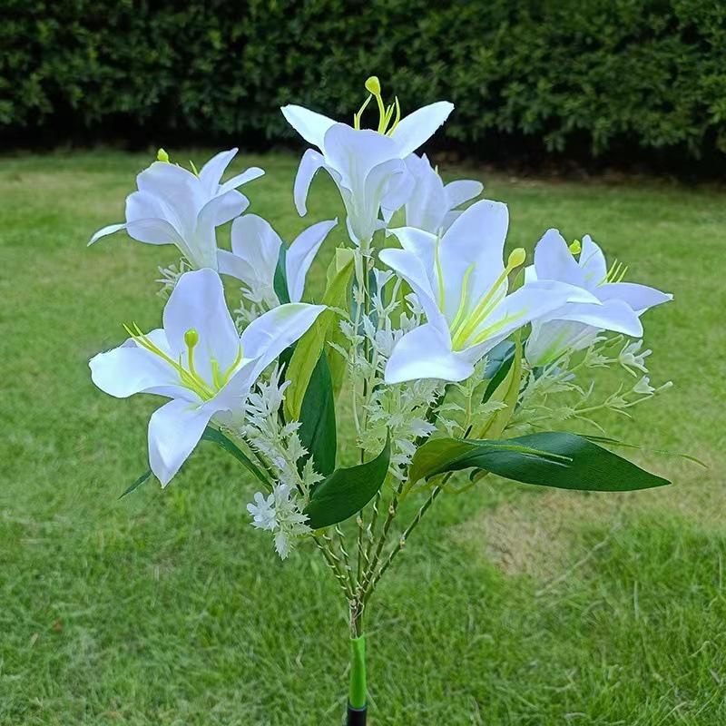 Solar Lotus Sunflower Garden Light for Outdoor Decoration