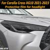 For Toyota Corolla Cross M20E -2023 Car Headlight Front Lamp Tint Black Protective Film Transparent Protection Sticker