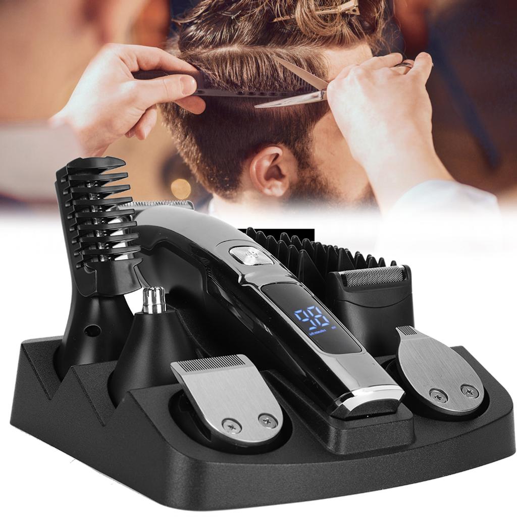 Hair Clipper MultiFunctional Men Grooming Kit Electric Barber Male Beard Trimmer