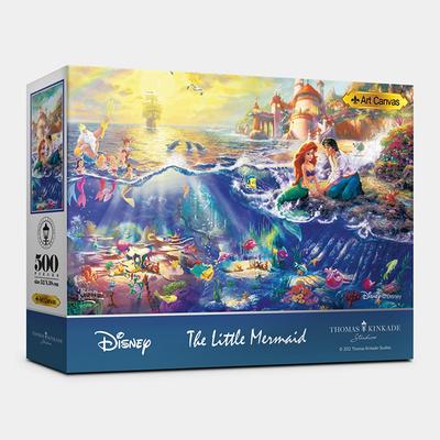 Little Mermaid Whispers of Love (Canvas) Jigsaw Puzzle Disney 500 Pieces