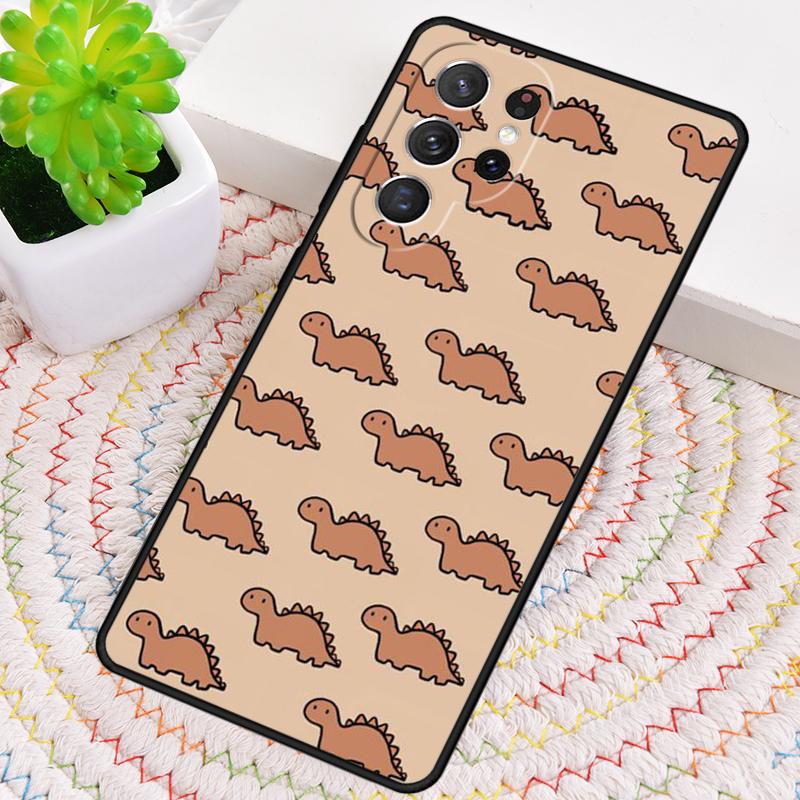 Fun Dinosaur Pattern Dino Phone Case for Samsung Galaxy Note 10 Pro S26 Ultra S23 S24 FE S25 S21 S22 PLUS Shockproof Cove