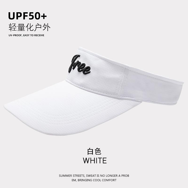 New sunshade empty top hat men's summer trendy versatile topless baseball cap sun protection cap