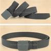 [Schicksal.] Men's Lightweight Colored Belt, Lightweight Nylon Belt, Large Size, Infinitely Adjustable, Men's Business Belt, Gray
