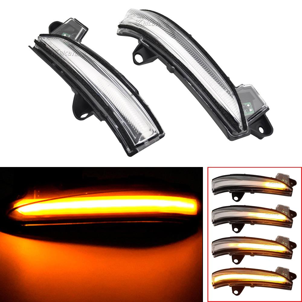 1Pairs LED Dynamic Turn Signal Light Side Mirror Sequential Lamp Blinker Indicator For Ford Fusion Mondeo  Version 2013-