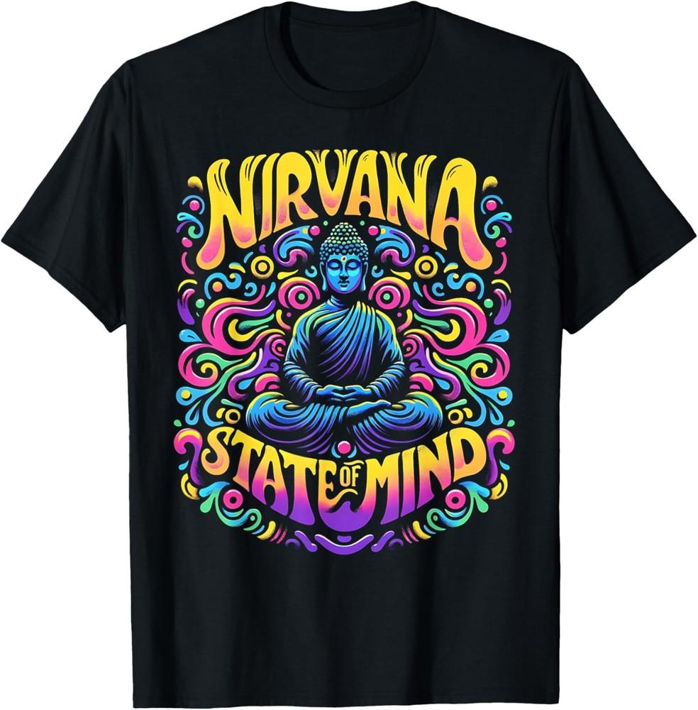 

Nirvana State Mind Meditation Funny Graphic Tees T-Shirt Unisex T-Shirt M
