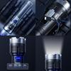 WARSUN DM126C Multi-Function Zoom Flashlight with Powerful Military-Grade Mini LED - Aluminum Construction, Long-Range Beam, and USB-C Rechargeable
