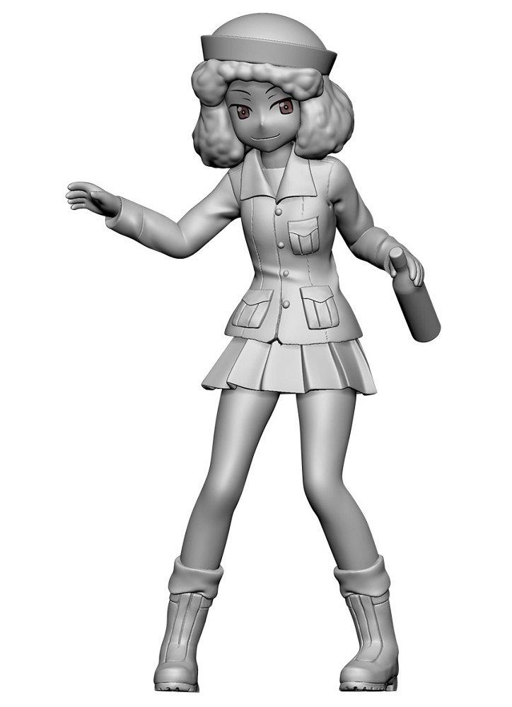 PLATZ Girls Panzer Final Chapter Oarai High School Shark Team Figure Set & 1/35 Girls'