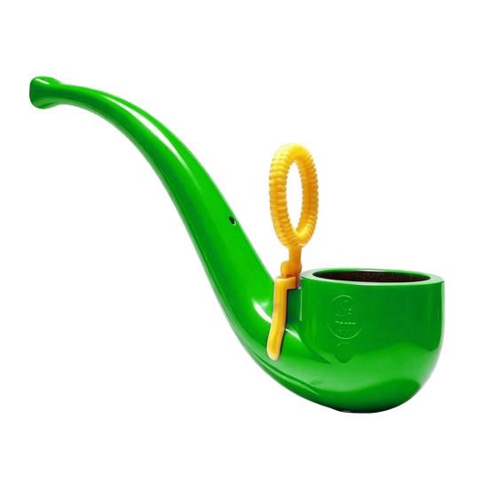 

Soap Bubble Pipe 3D Printed Bubble Blower Wand Retro Style Bubble Maker for Kids & Adults Outdoor Backyard Play Fun зелёный