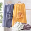 1 Pcs Rabbit Ear Plush Shower Skirt, Absorbent Quick-Dry, Wearable, Multi-Color, Perfect for Post-Bath Drying & Home Lounging
