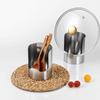 Stable Pot Lid Holder Heat-Resistant Utensil Holder Easy To Clean Spoon Holder  Kitchen Organizer