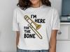 I'm Here for the Bone Shirt, Funny Trombone Tee, Gift for Trombone Players, Musician T-Shirt for Men and Women, Retro Band Geek Gift