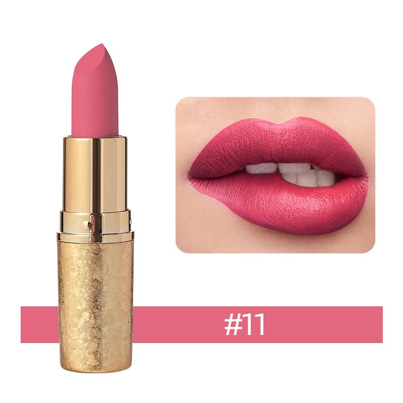 Matte Velvet Lipstick Waterproof Velvet Lip Gloss with Long Lasting Non-Stick Cup Moisturizing Lip Balm