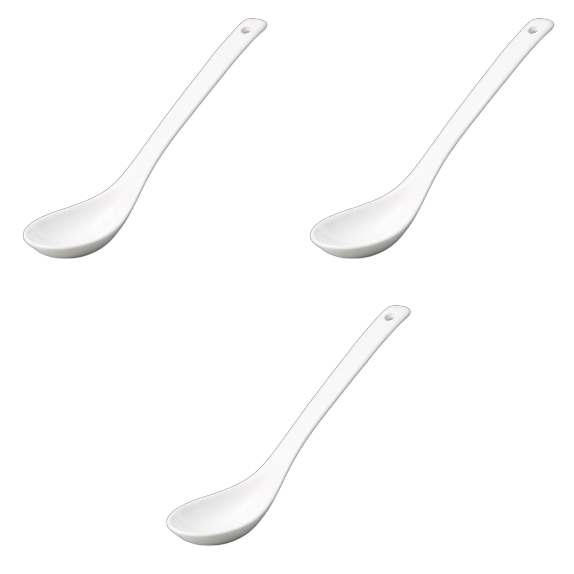 

Set of 3 Spoon Spoons x x Ceramic Spoon Spoons by Setomonohonpo [25.7 5.1 4.9 cm] белый
