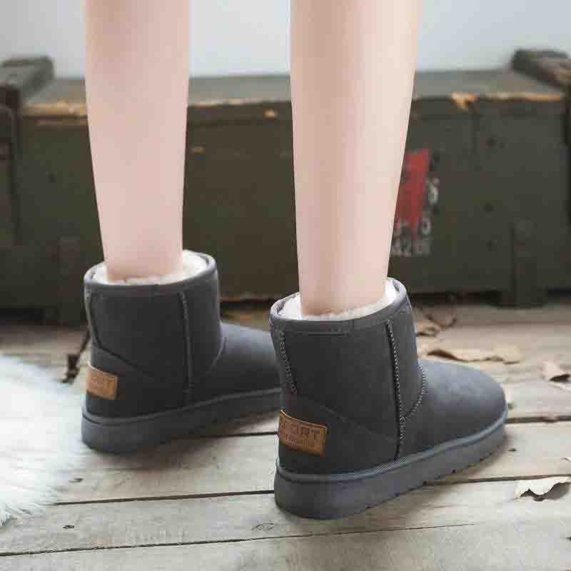 Buy Snow Boots Women's Autumn and Winter Thickening and Velvet Cotton