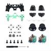 Kit de Joystick 3D AS62 pour Manette PS4 JDM 011 1100 1000 Version US Boutons de Déclenchement L1 R1 L2 R2 Câble Plat en Caoutchouc Conducteur