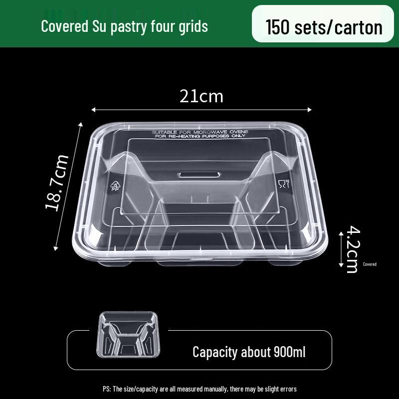 ZISIZ Disposable Takeaway Meal Box
