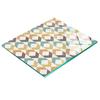 Decorative Kitchen Glass Cutting and Serving Board Retro Background 60X52 Cm