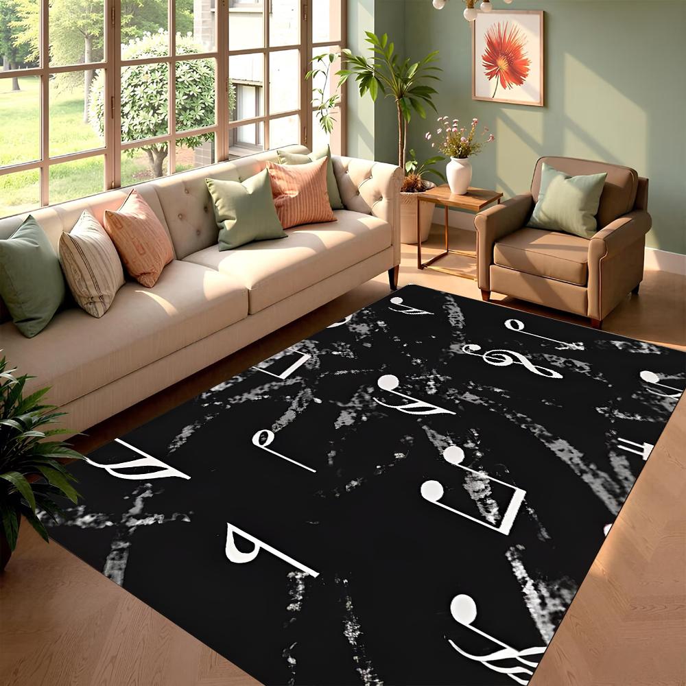 Drum Kit Carpet, Living Room Sound Insulation Carpet Study Room Piano Non-slip Mat Reading Area Desk Mat Carpets for Living Room 50X80CM
