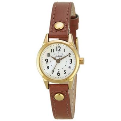 J-AXIS AL1312-BR (J-axis LS Women's Fashion Watch Quartz Leather Band Brown Sun Flame) Round Watch