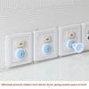 1 Set Safety Lock Socket Protective Cover Child-Friendly Power Supply Cover  Electrical Safety