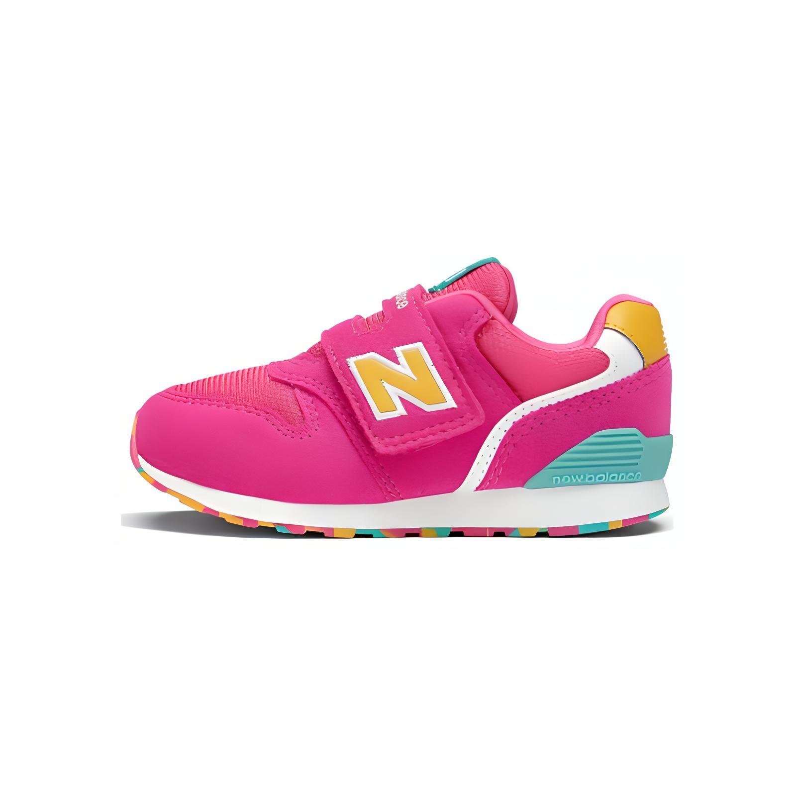 

New Balance Nb 996 Универсальные Удобные Быстросохнущие Низкие Кроссовки для Ходьбы Детская Обувь Розово-Красные IZ996XY3 27.5