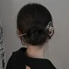 Chinese Court Style Alloy Hair Pins Durable Resin Headdress with Chinese Tassels for Festival Wedding Party Hair Decor