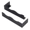 Regalwinkel Kohlenstoffstahl Rostschutz 80lb Tragkraft Schwerlast Schweberegalwinkel für Küche Badezimmer Büro