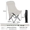 KarLot High-Back Portable Folding Moon Chair
